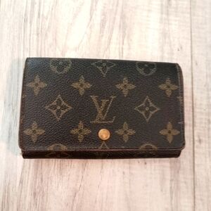 Auth LOUIS VUITTON Porte Monnaie TresorMonogram